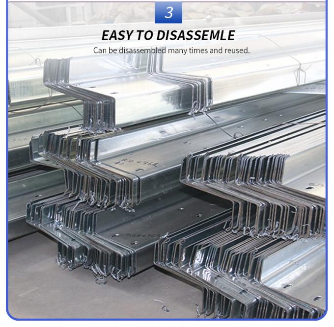 Gitter-Stahlkonstruktions-Lager-Geb&auml;ude-Herstellungs-hei&szlig;es Bad galvanisierte 2