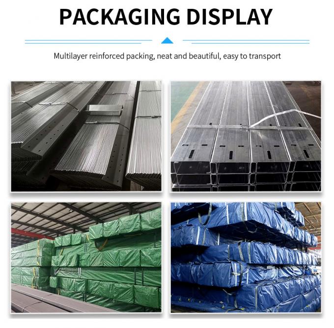 Gitter-Stahlkonstruktions-Lager-Geb&auml;ude-Herstellungs-hei&szlig;es Bad galvanisierte 4