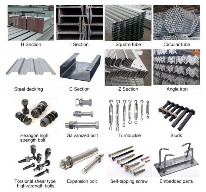 Stahlkonstruktions-errichtende Lager-niedrige Kosten-Vorteile des Gitter-40*100 5